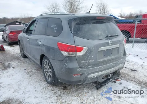 2015 Nissan Pathfinder Sl z USA, uszkodzony, nr VIN 5N1AR2MM6FC676880